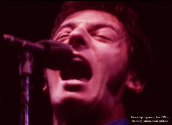 Bruce Springsteen, late 1970's, 4 hour show Photograh by Michael Mendelson