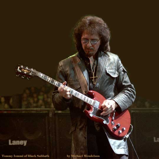 Tony Iommi Guitarist with Black Sabbath